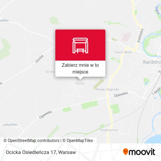 Mapa Ocicka Osiedleńcza 17