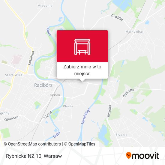 Mapa Rybnicka NŻ 10