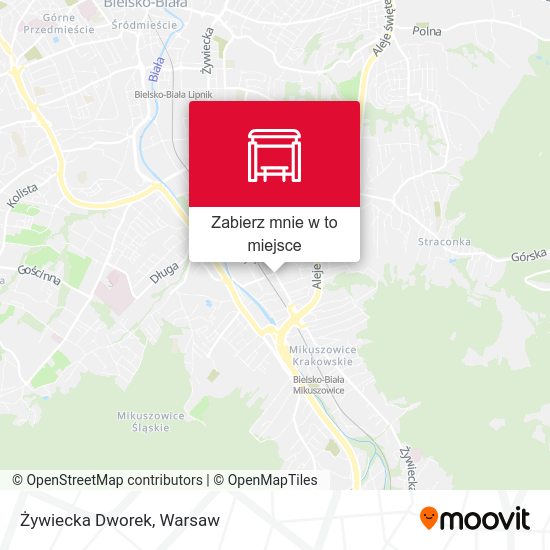 Mapa Żywiecka Dworek