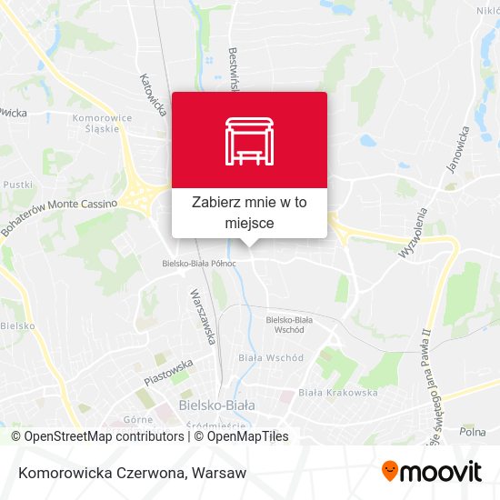 Mapa Komorowicka Czerwona