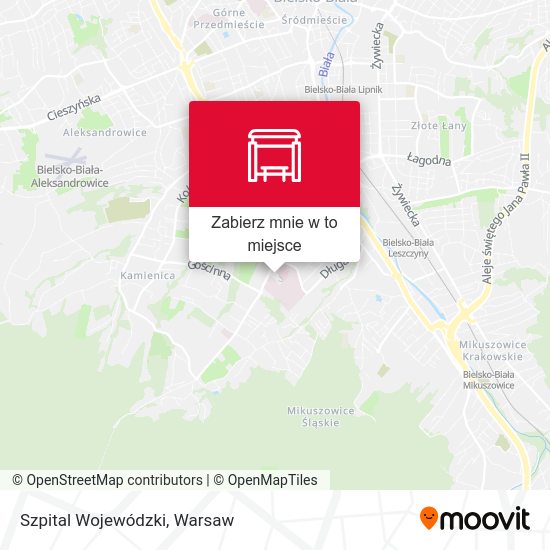 Mapa Szpital Wojewódzki