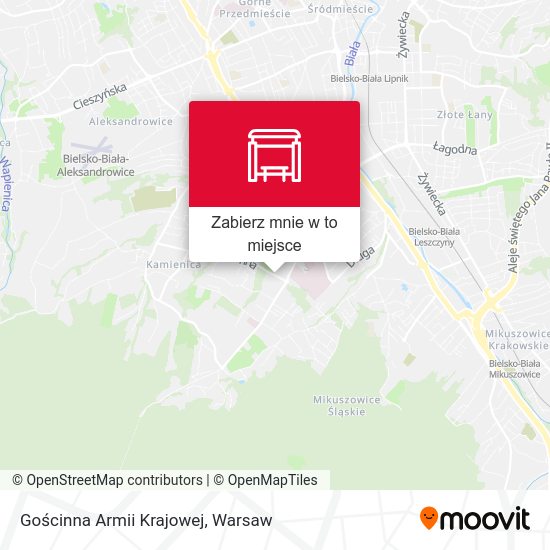 Mapa Gościnna Armii Krajowej