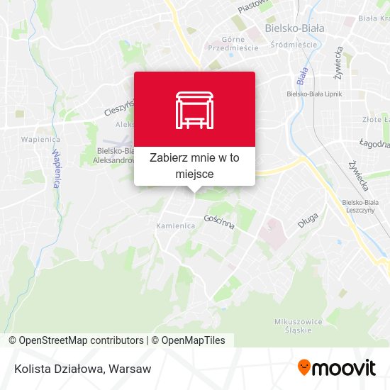 Mapa Kolista Działowa