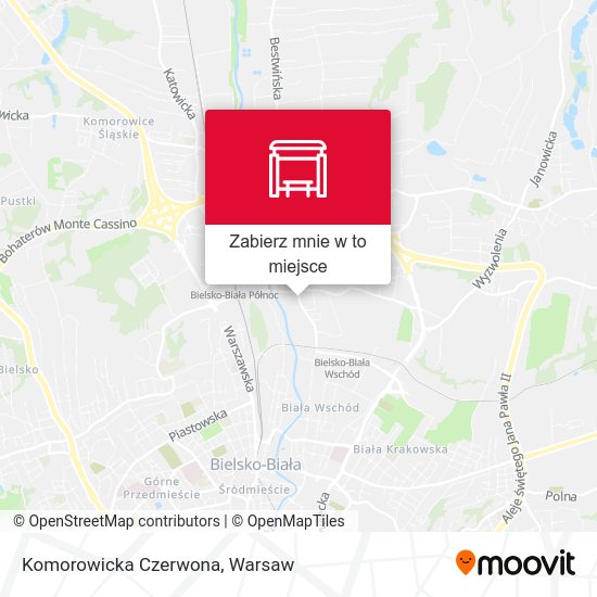 Mapa Komorowicka Czerwona