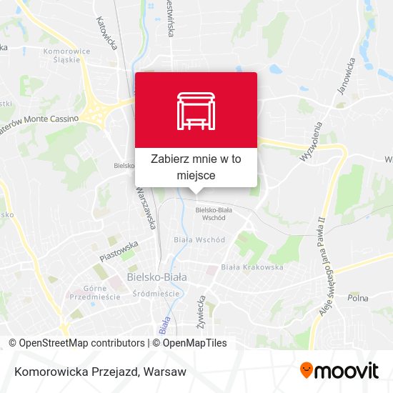 Mapa Komorowicka Przejazd