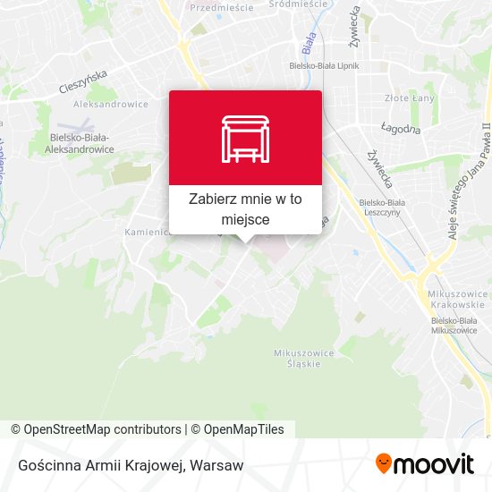 Mapa Gościnna Armii Krajowej