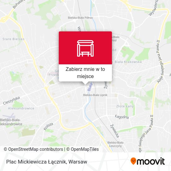 Mapa Plac Mickiewicza Łącznik