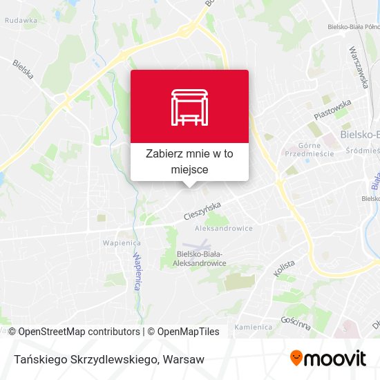 Mapa Tańskiego Skrzydlewskiego