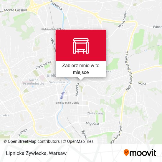 Mapa Lipnicka Żywiecka