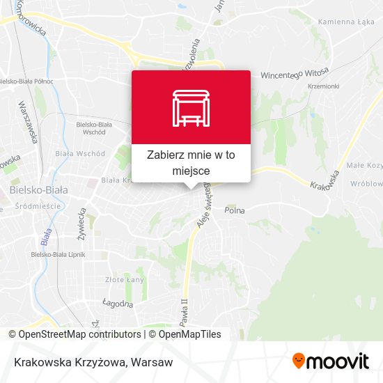 Mapa Krakowska Krzyżowa