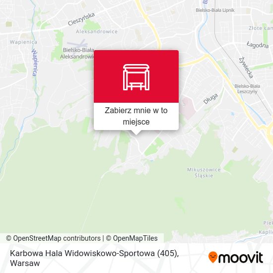 Mapa Karbowa Hala Widowiskowo-Sportowa (405)