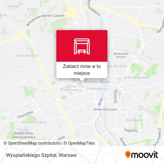 Mapa Wyspiańskiego Szpital