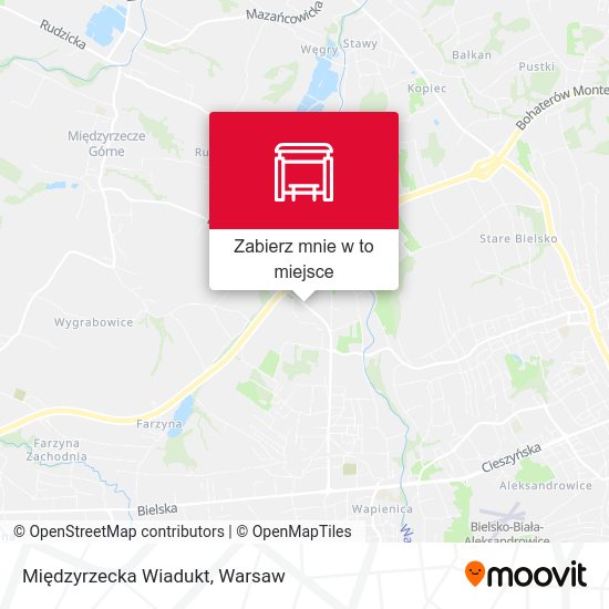 Mapa Międzyrzecka Wiadukt