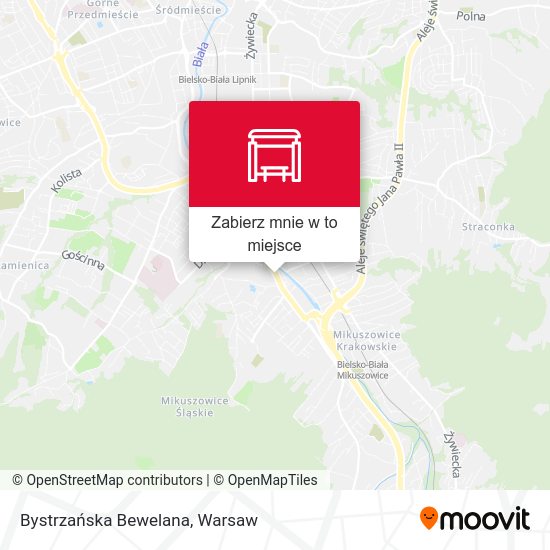 Mapa Bystrzańska Bewelana