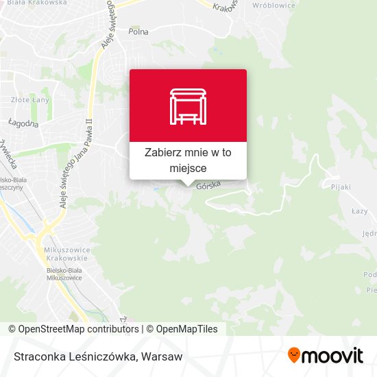 Mapa Straconka Leśniczówka