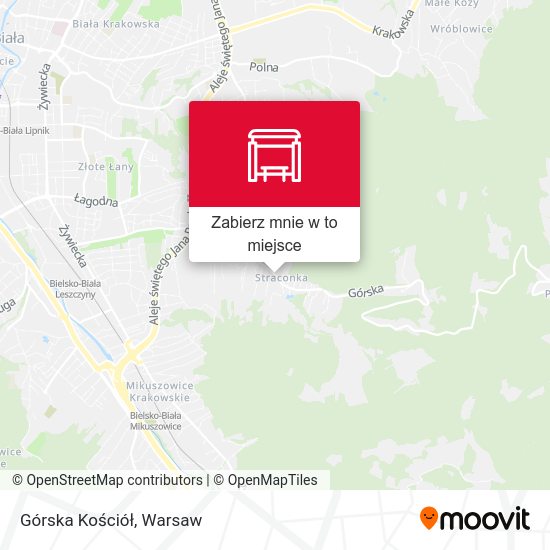 Mapa Górska Kościół