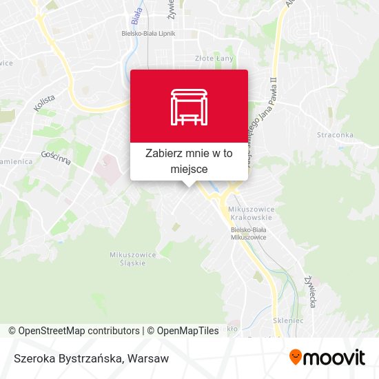 Mapa Szeroka Bystrzańska