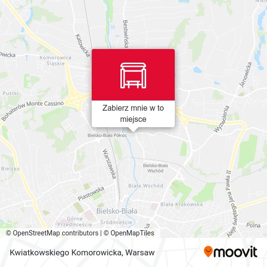 Mapa Kwiatkowskiego Komorowicka