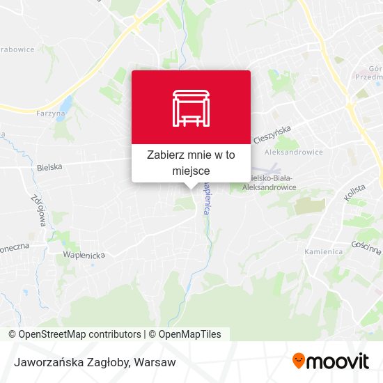 Mapa Jaworzańska Zagłoby