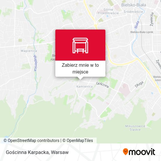 Mapa Gościnna Karpacka