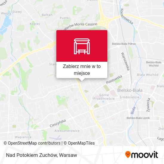 Mapa Nad Potokiem Zuchów