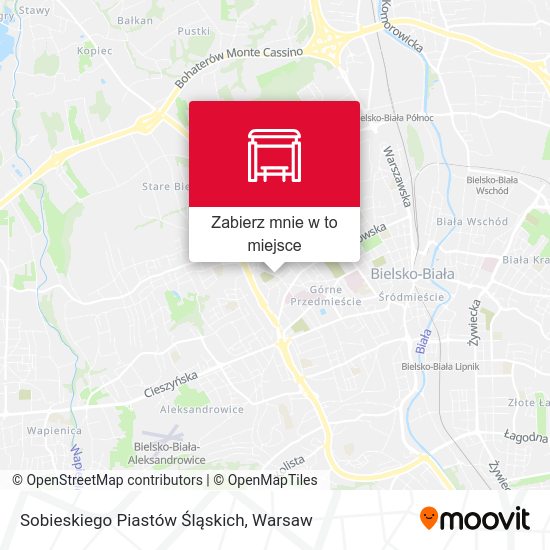 Mapa Sobieskiego Piastów Śląskich