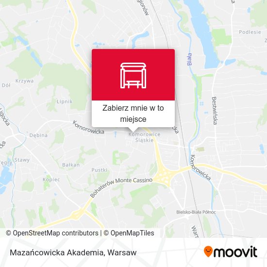 Mapa Mazańcowicka Akademia