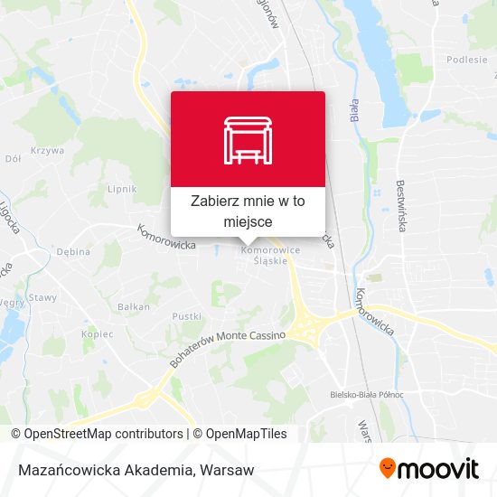 Mapa Mazańcowicka Akademia