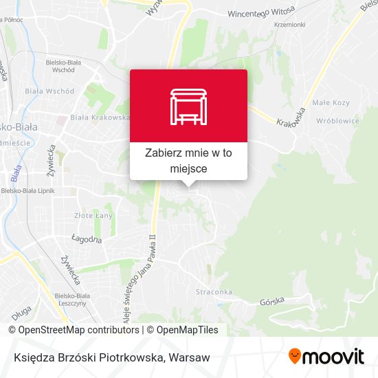 Mapa Księdza Brzóski Piotrkowska