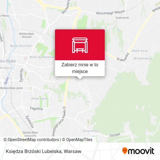 Mapa Księdza Brzóski Lubelska