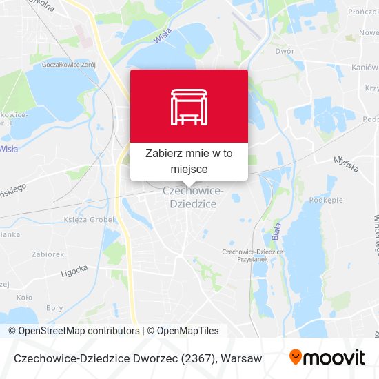 Mapa Czechowice-Dziedzice Dworzec (2367)