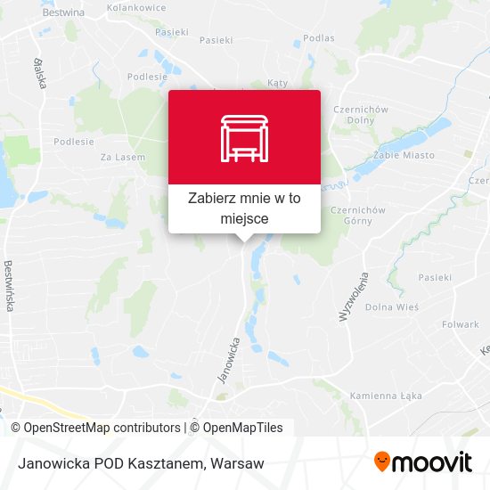 Mapa Janowicka POD Kasztanem