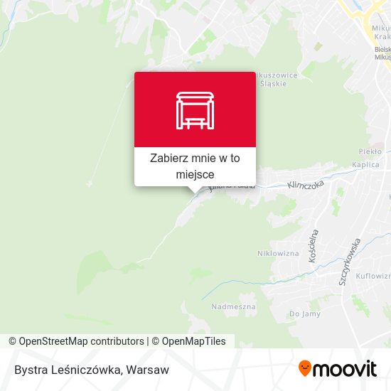 Mapa Bystra Leśniczówka