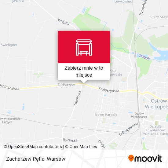 Mapa Zacharzew Pętla