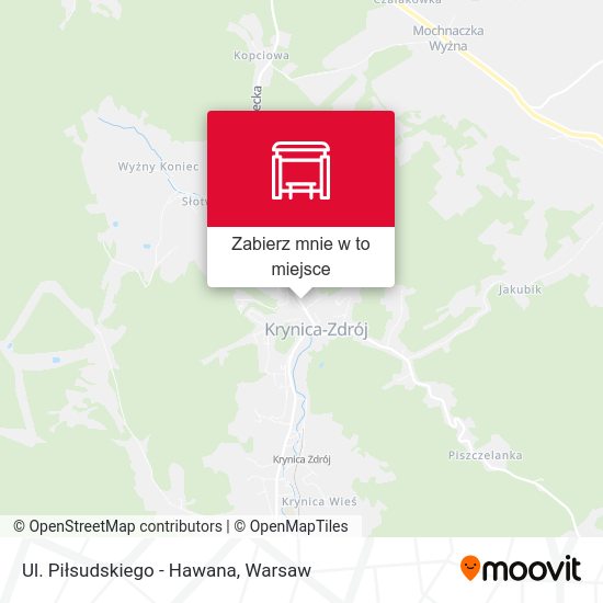 Mapa Ul. Piłsudskiego - Hawana