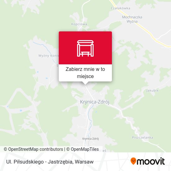 Mapa Ul. Piłsudskiego - Jastrzębia