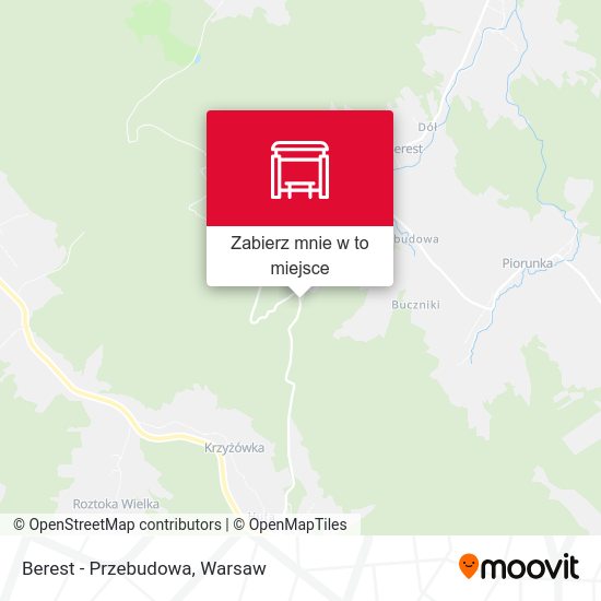 Mapa Berest - Przebudowa