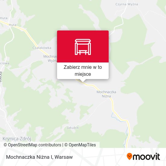 Mapa Mochnaczka Niżna I