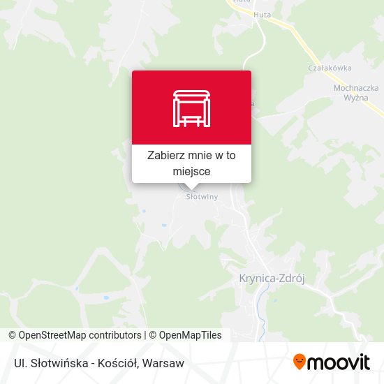 Mapa Ul. Słotwińska - Kościół