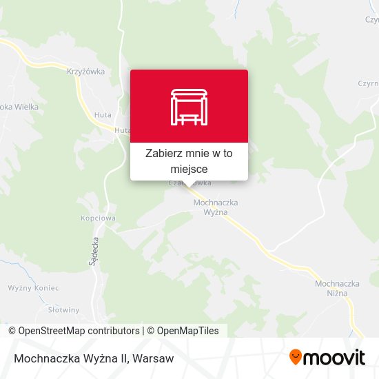 Mapa Mochnaczka Wyżna II