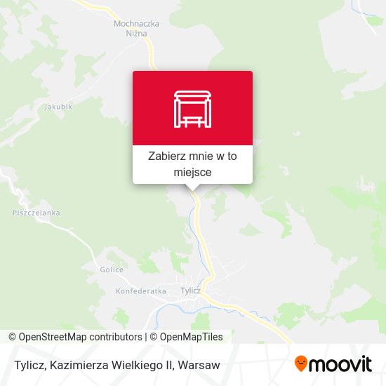 Mapa Tylicz, Kazimierza Wielkiego II