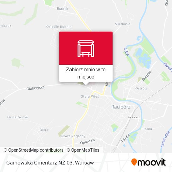 Mapa Gamowska Cmentarz NŻ 03