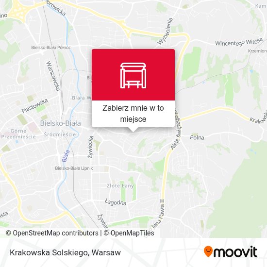 Mapa Krakowska Solskiego