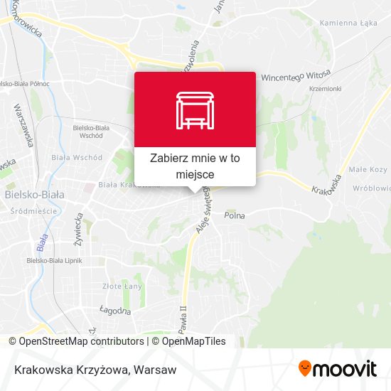 Mapa Krakowska Krzyżowa