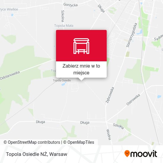 Mapa Topola Osiedle NŻ