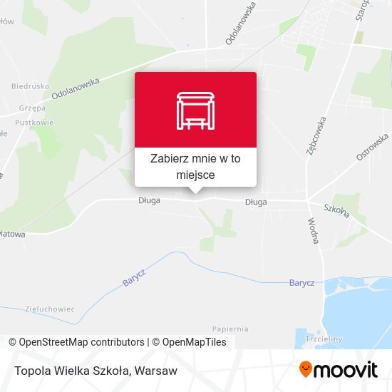 Mapa Topola Wielka Szkoła