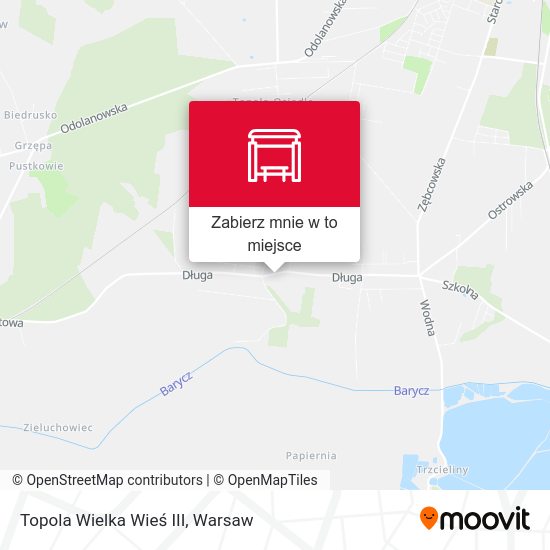 Mapa Topola Wielka Wieś III