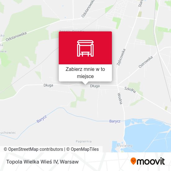 Mapa Topola Wielka Wieś IV