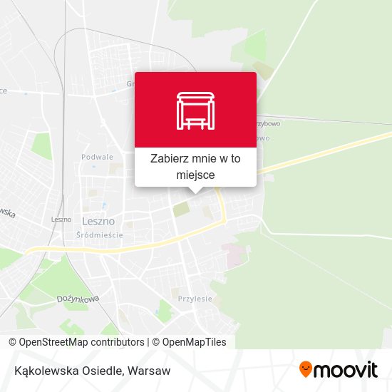 Mapa Kąkolewska Osiedle