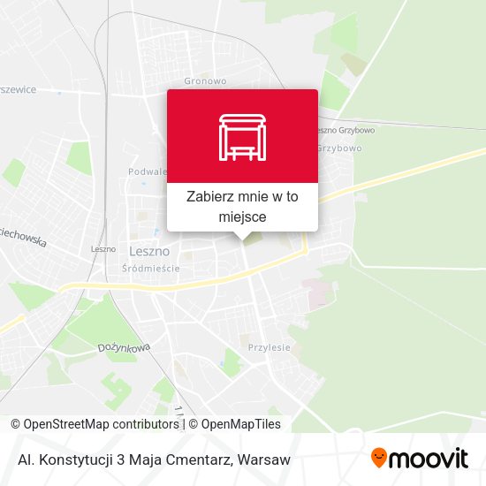 Mapa Al. Konstytucji 3 Maja Cmentarz